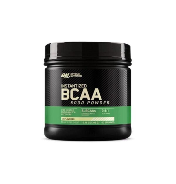 Optimum Nutrition Instantized BCAA Powder, Unflavored, Keto Friendly Branched Chain Essential Amino Acids Powder, 5000mg, 60 Servings (Packaging May Vary)